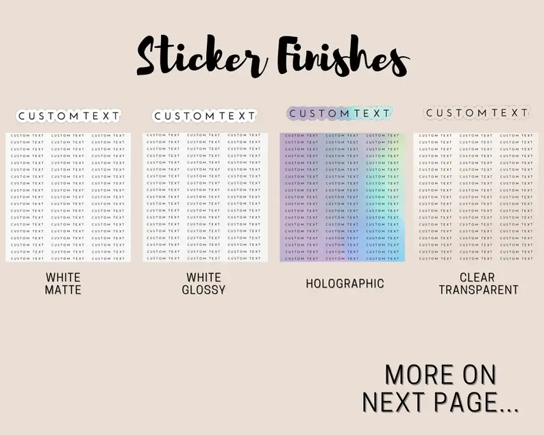 Thumbnail: Thankful Grateful Blessed Party Favor Stickers, Party Favor Sticker Labels