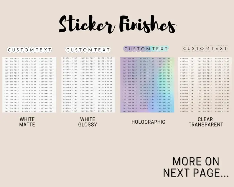 Thumbnail: Custom Stickers - nursing school - kiss-cut sticker sheets - mini planner sticke