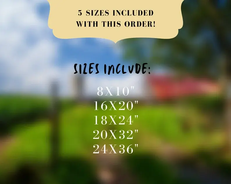 Thumbnail: EDITABLE Barnyard Birthday WELCOME SIGN, Barnyard Farm Theme