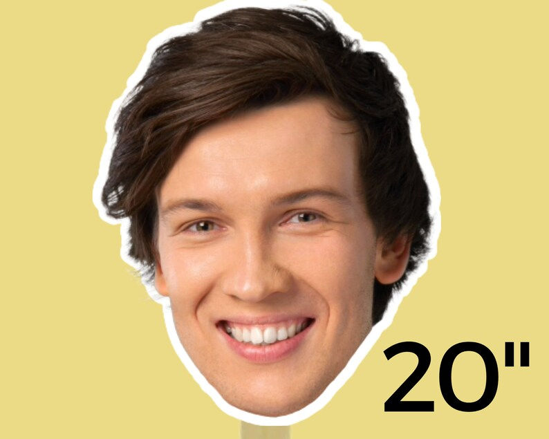 JUMBO 20" Personalized Fan Head, Photo Fat Head, Custom Head