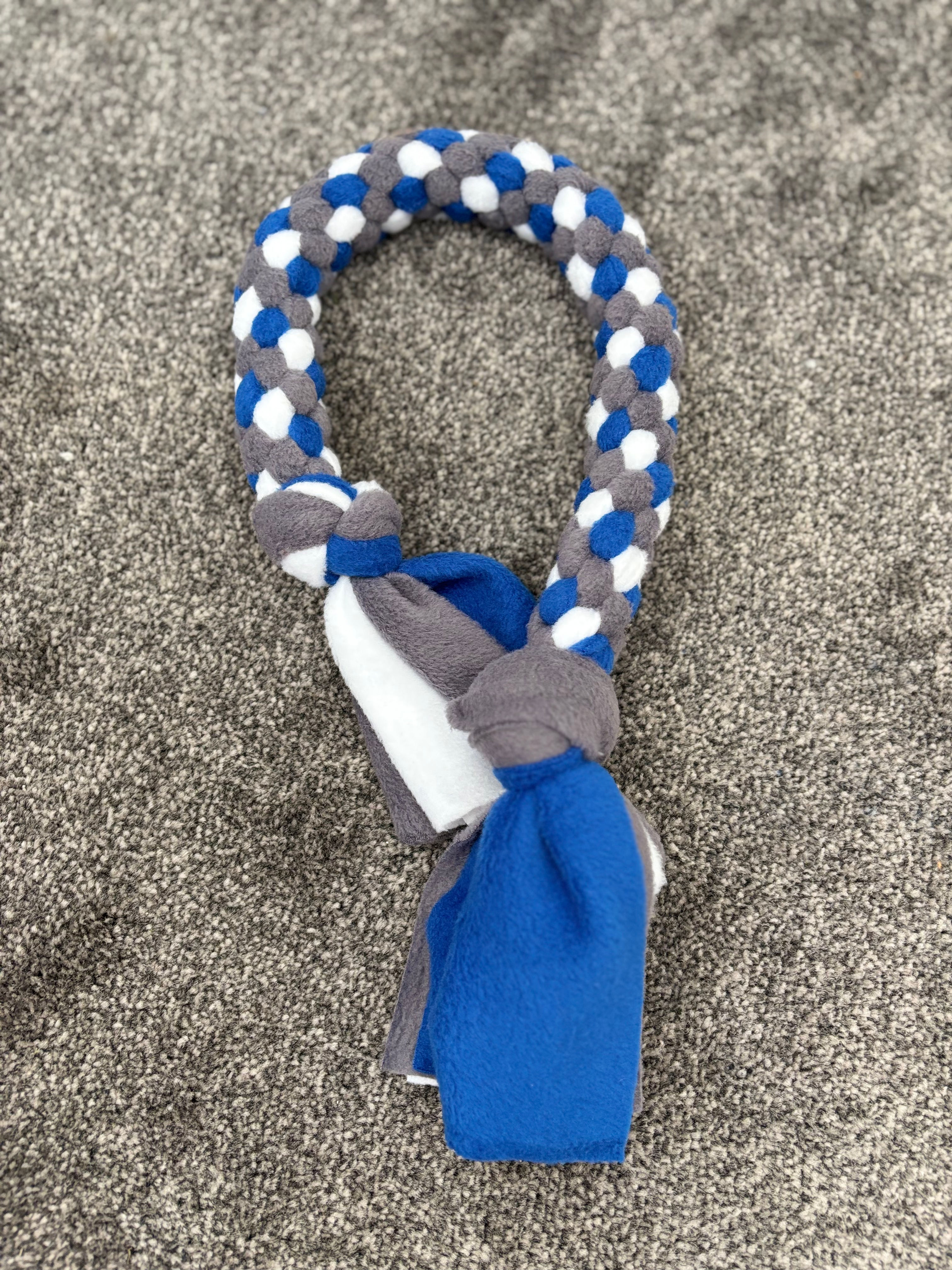 Handmade 70cm tug toy round shape