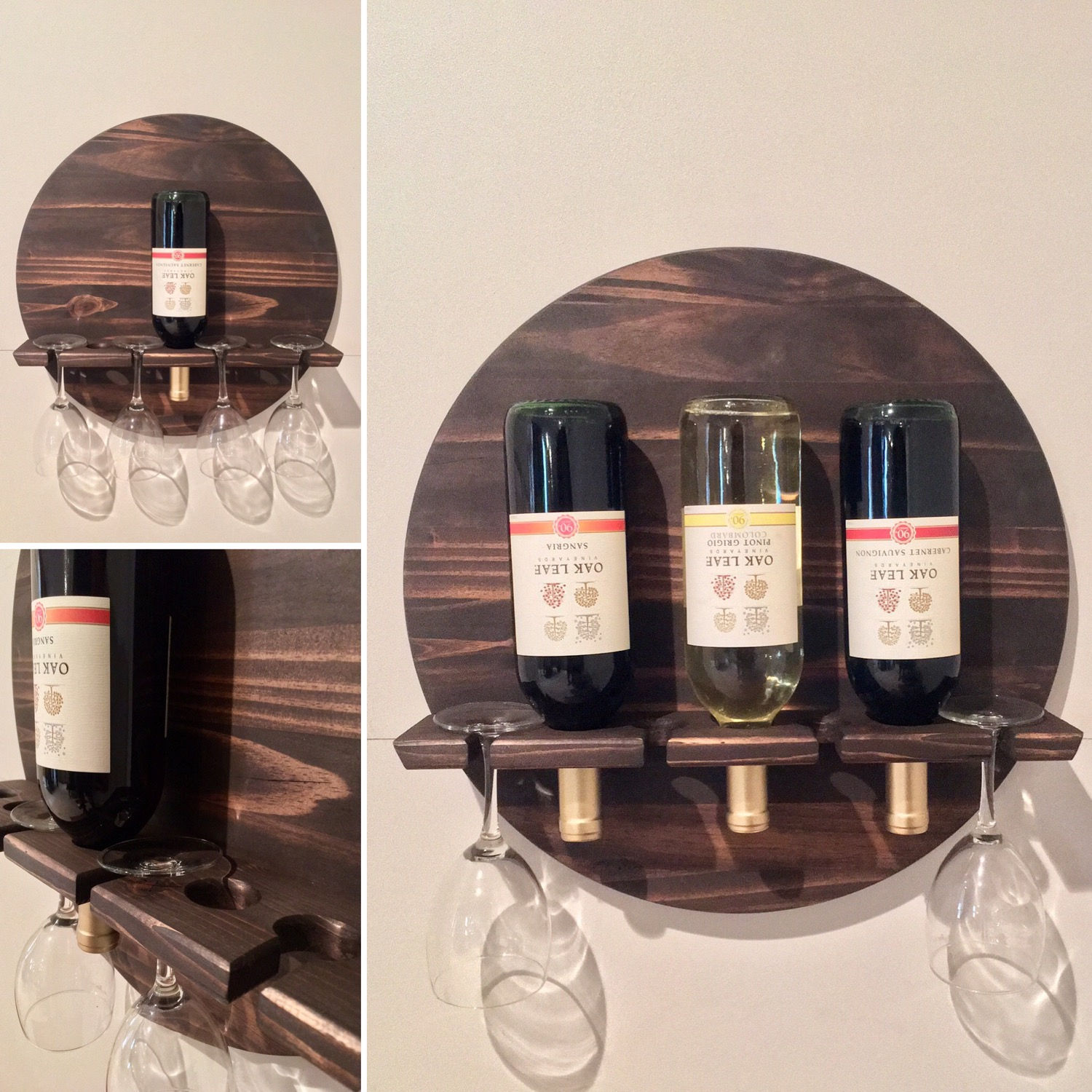 Wine Bottle and Glass Holder