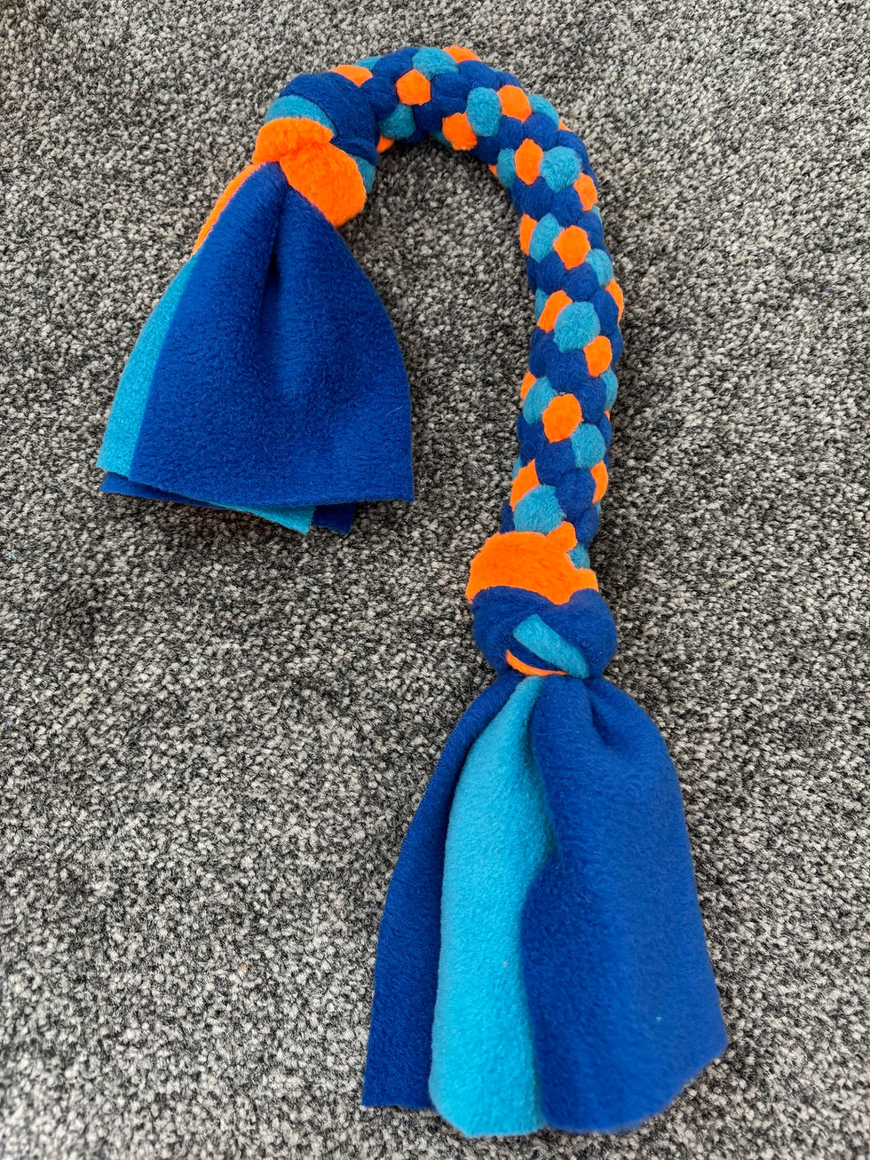 Thumbnail: Handmade Braided Tug Toy - Pet Toys