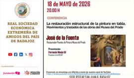 "La restauración estructural de la pintura en tabla" por José de la Fuente. 18/05/26