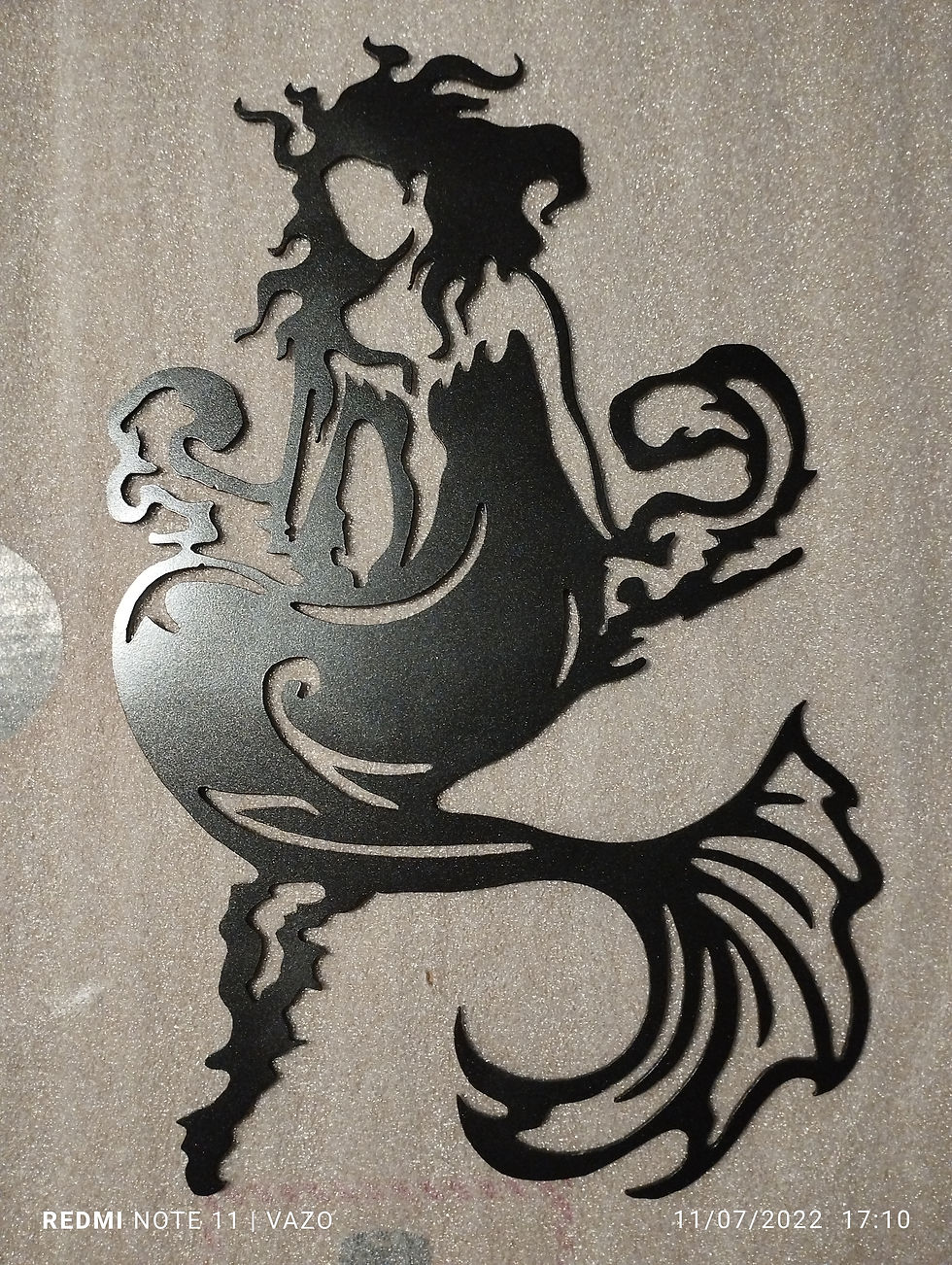 Miniatura: Mermaid Metal Wall Art.