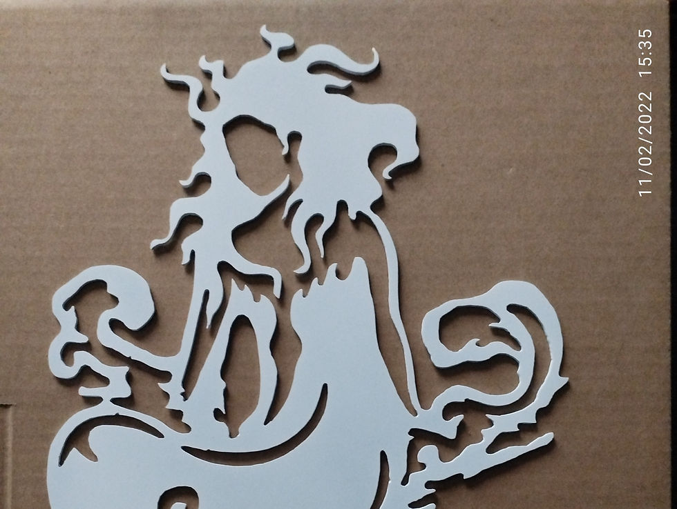 Miniatura: Mermaid Metal Wall Art.