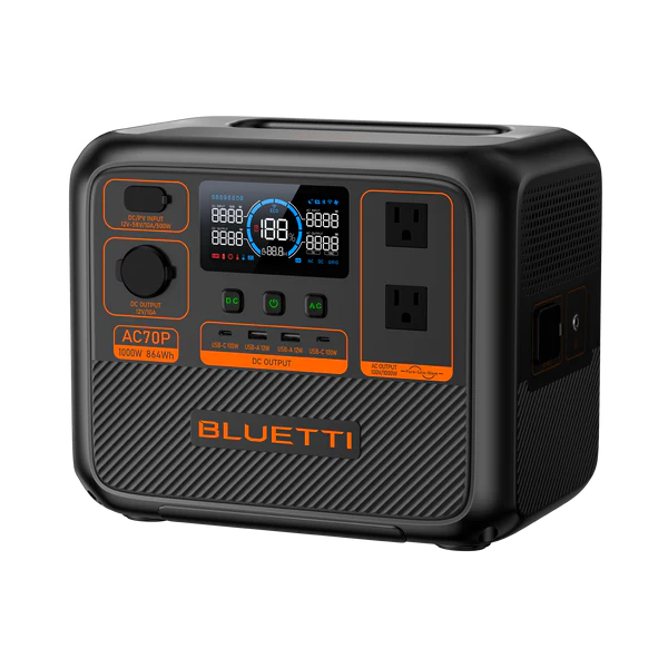 Bluetti AC70P Portable Power Station with UPS Functionality
