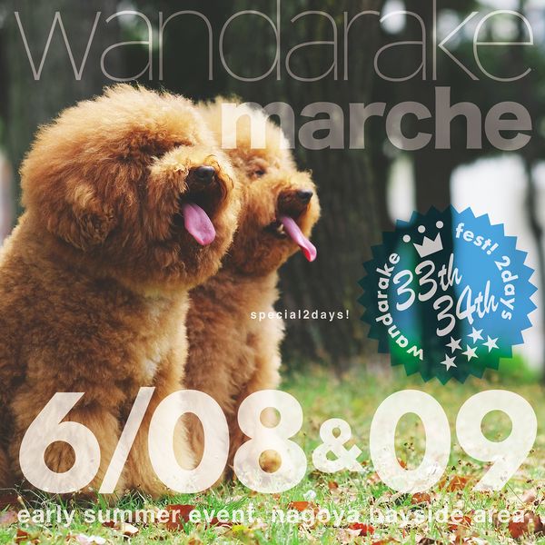 わんだらけマルシェのバナー（2024.06.08–09）