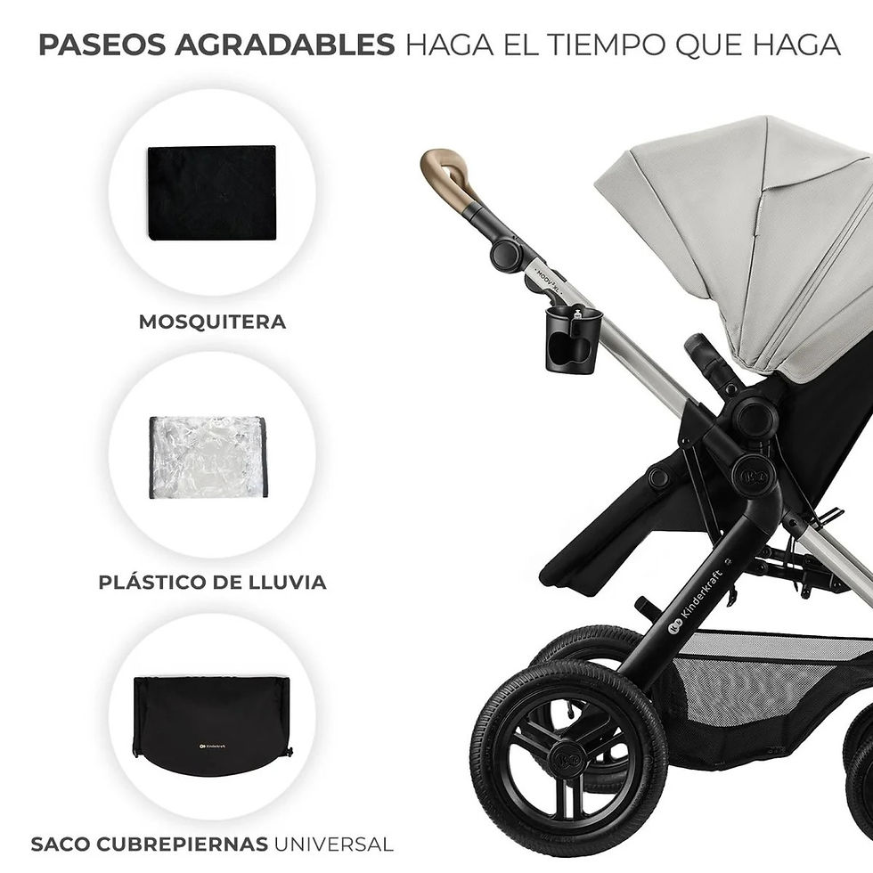 Miniatura: Travel System Moov 2 XL 3 en 1 + Base Isofix KinderKraft