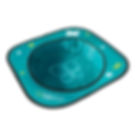 Piscina de playa para bebés Arena Bblüv en color turquesa con diseño pop-up.