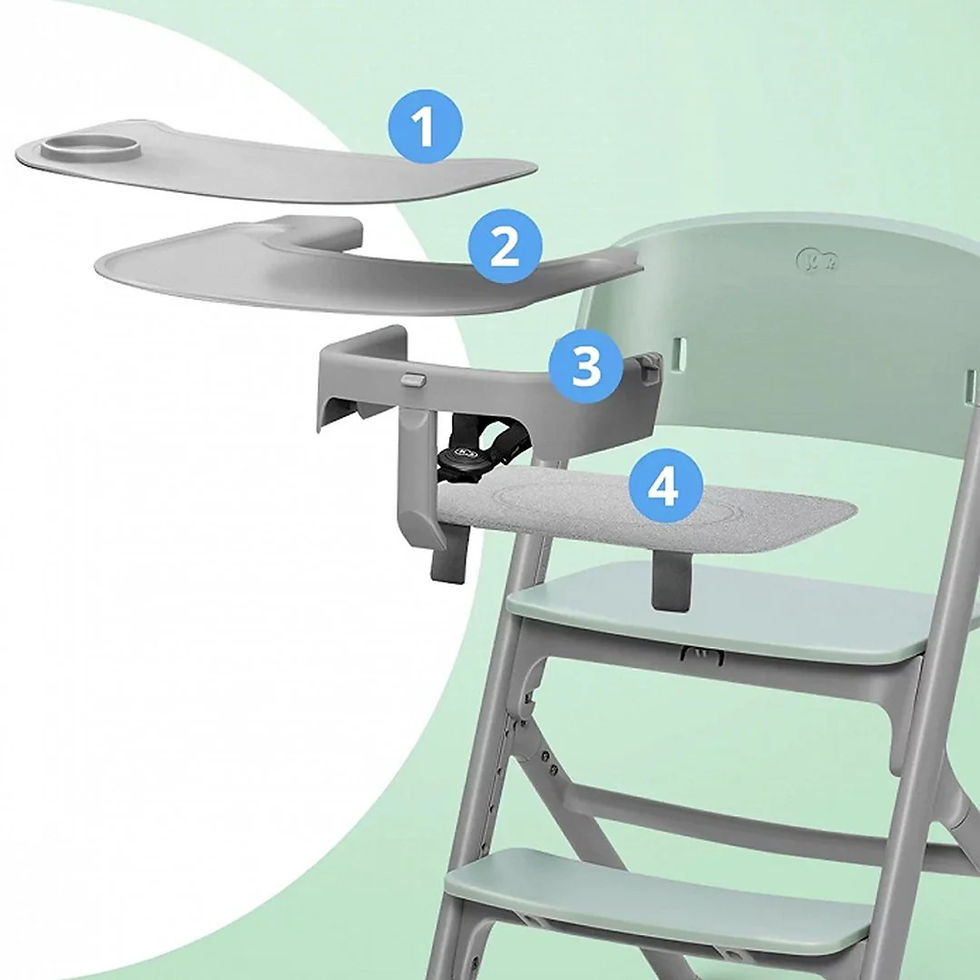 Miniatura: Silla de comer evolutiva Livy KinderKraft