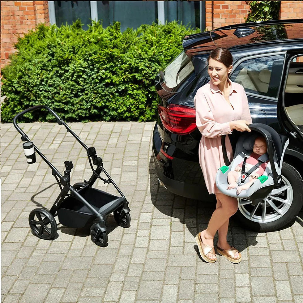 Miniatura: Silla de auto nido Mink Pro i-Size + base isofix Mink FX KinderKraft