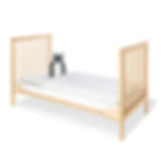 Miniatura: Cuna/Cama de transición de madera Hanna 140x70cm Pinolino