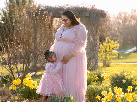 Celebrating Strength and Love: A Single Mother Maternity Photo Session