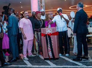 Gov. Sanwo-Olu Attends Eko Hotels Christmas Light Viewing