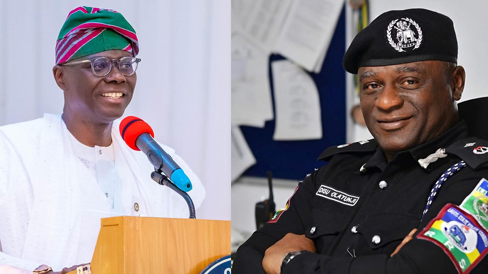 Gov. Sanwo-Olu Congratulates Olatunji Disu on Appointment as Acting IGP