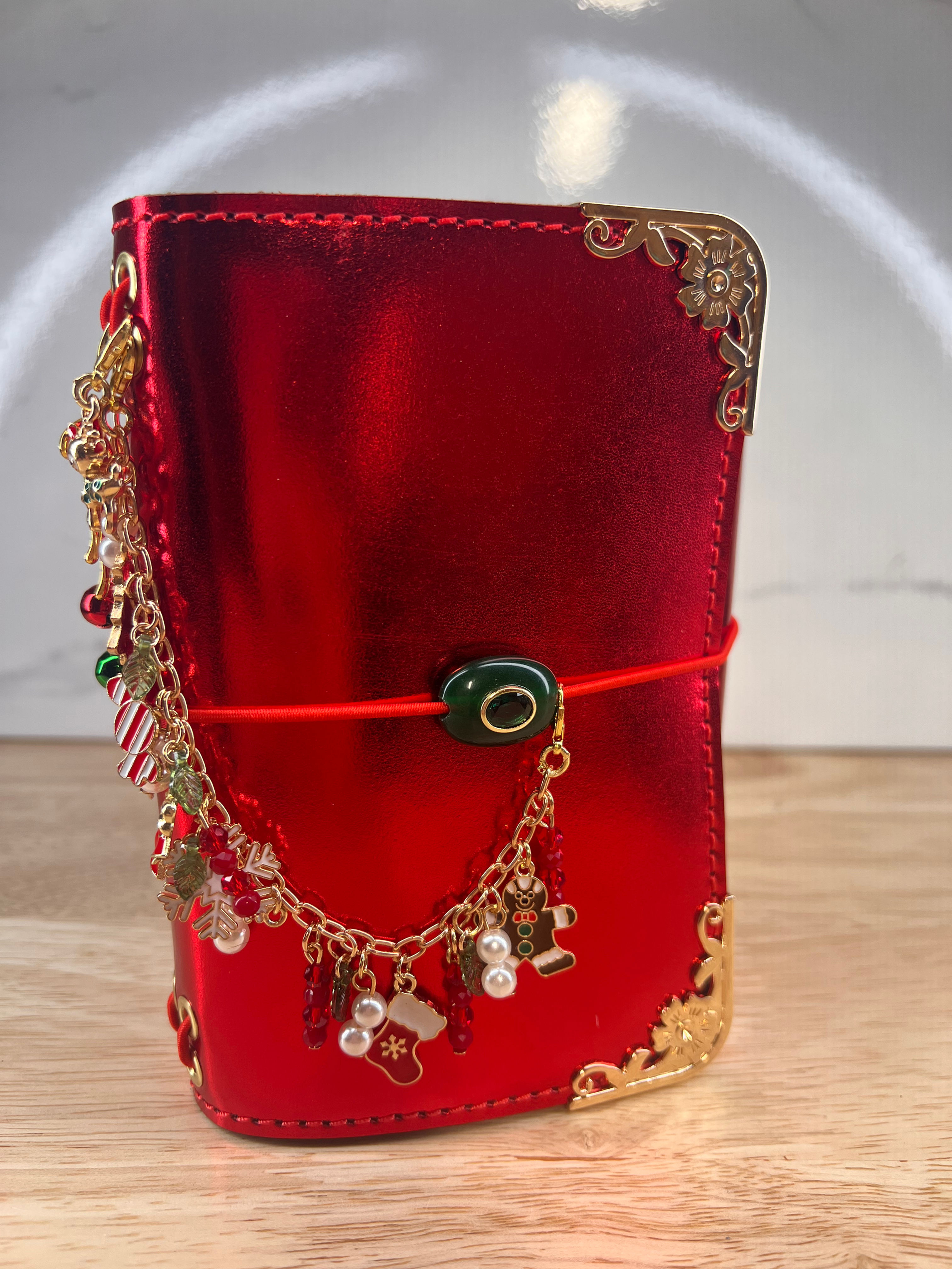 RTS A6 Christmas Candy Leather Journal Set