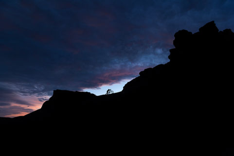 photographer Jb Liautard silhouette sunet william robert freeride bike