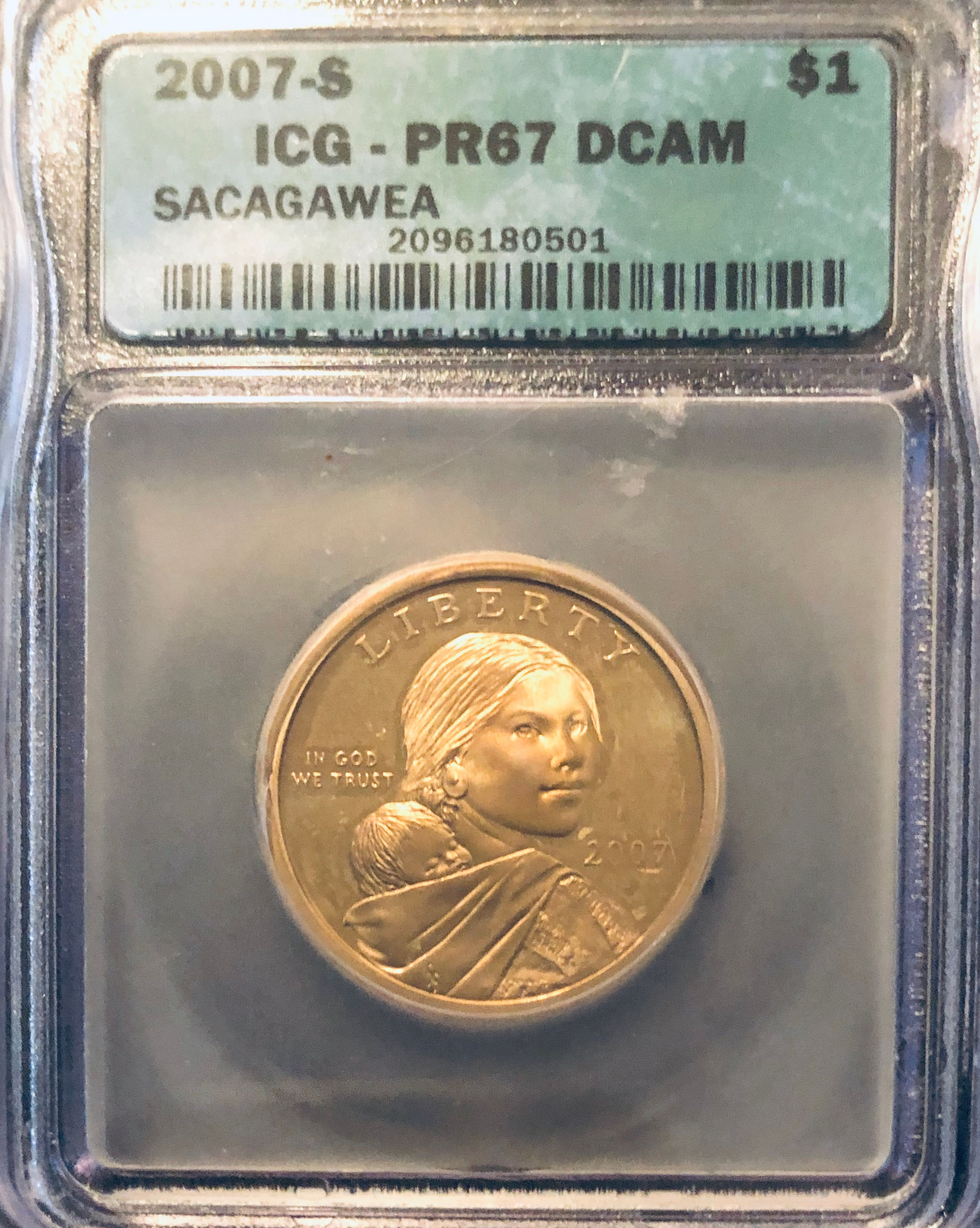 2007 s Sacagawea Dollar - PR67