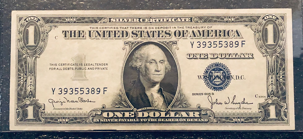 Thumbnail: Three $1 Silver Certificates - Great Condition