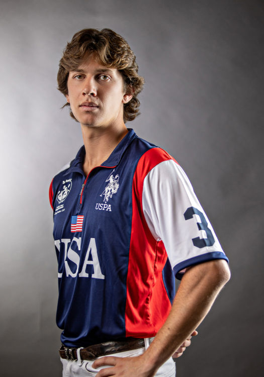 23-year-old Nico Escobar earned a silver medal alongside Arellano in the 2022 XII FIP World Polo Championship. ©Michelle Vantine Photography