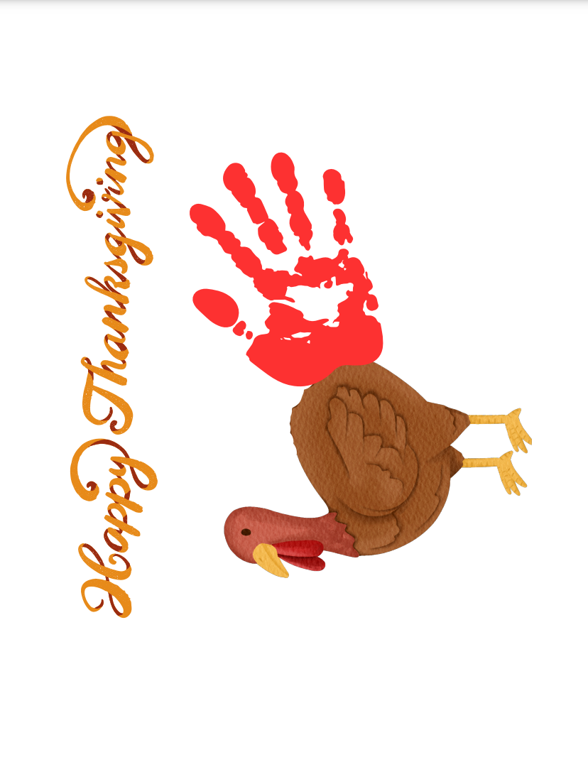 Thanksgiving Handprint Craft Templates