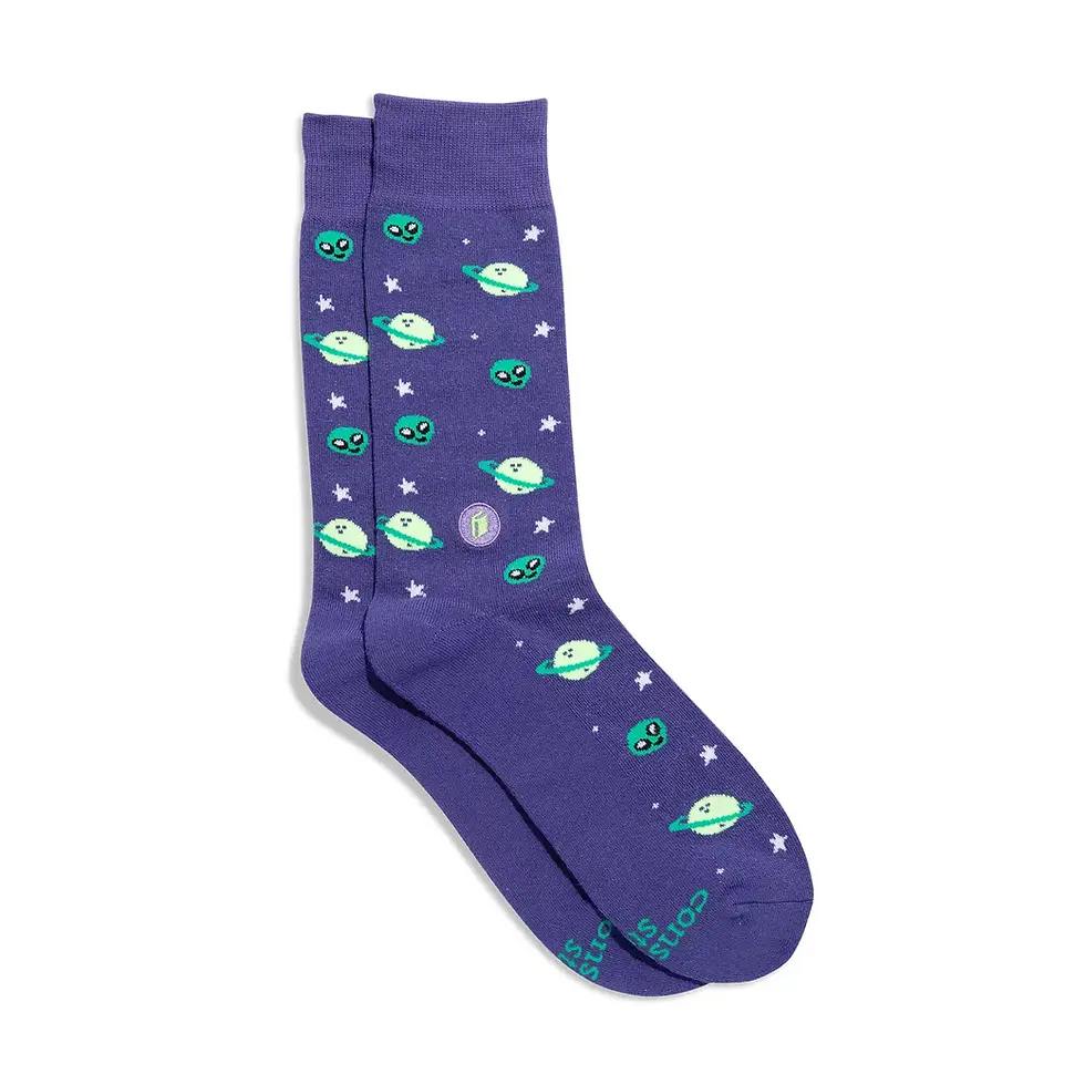 Thumbnail: Socks that give books