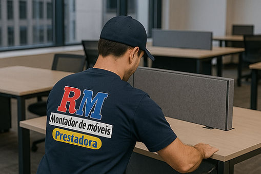 Montagem profissional de móveis de escritório em Goiânia