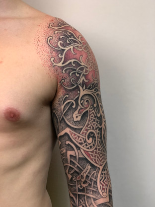 tribal tattoo maximum color ink st albert