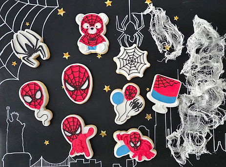 Spiderman cookies Melbourne.jpg