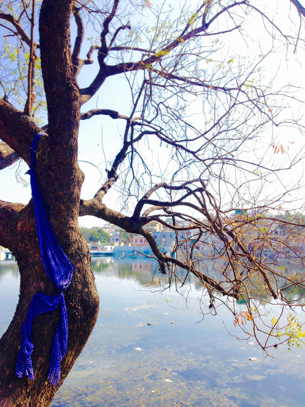 The holy river & Varanasi, India.