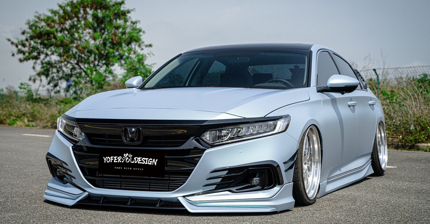 Honda Accord 10th Gen Restyling 2021 Body Kit Front Lip View