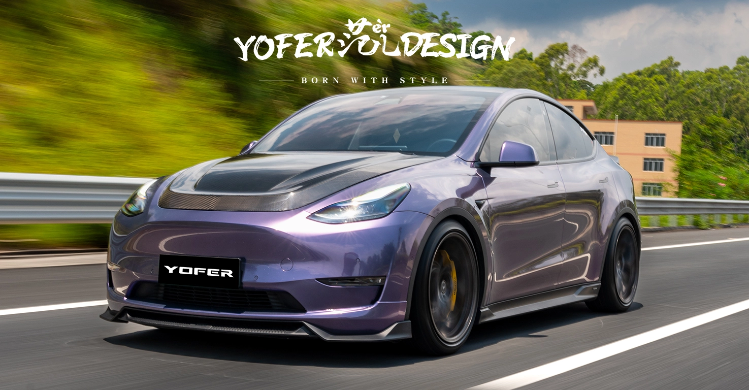 Tesla Model Y 2021 MAX Body Kit Front View