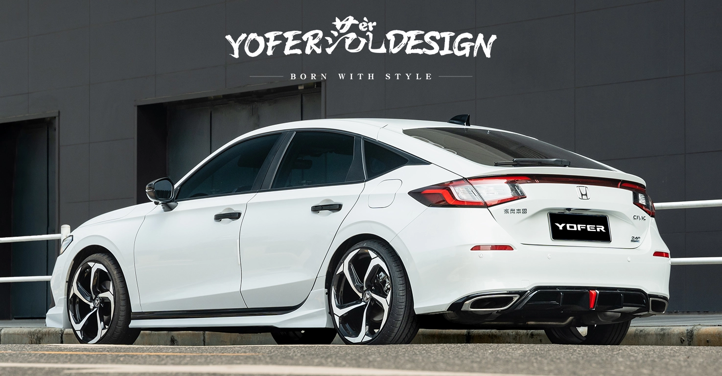 Honda Civic Hatchback 11th Gen 2021 Body Kit Side Skirts