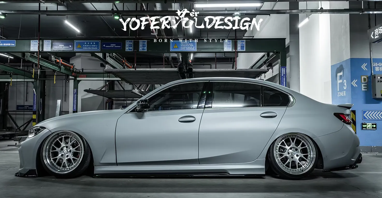 BMW 3 Series G20 2019 Body Kit Style B Side Skirts View