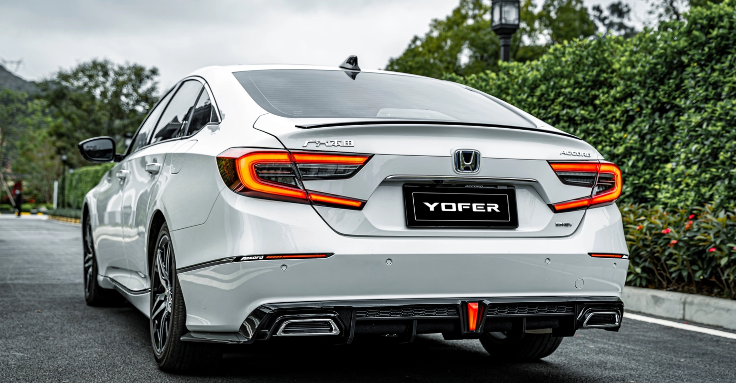 Honda Accord 10th Gen Restyling 2021 Hybrid Body Kit Exhaust Tips