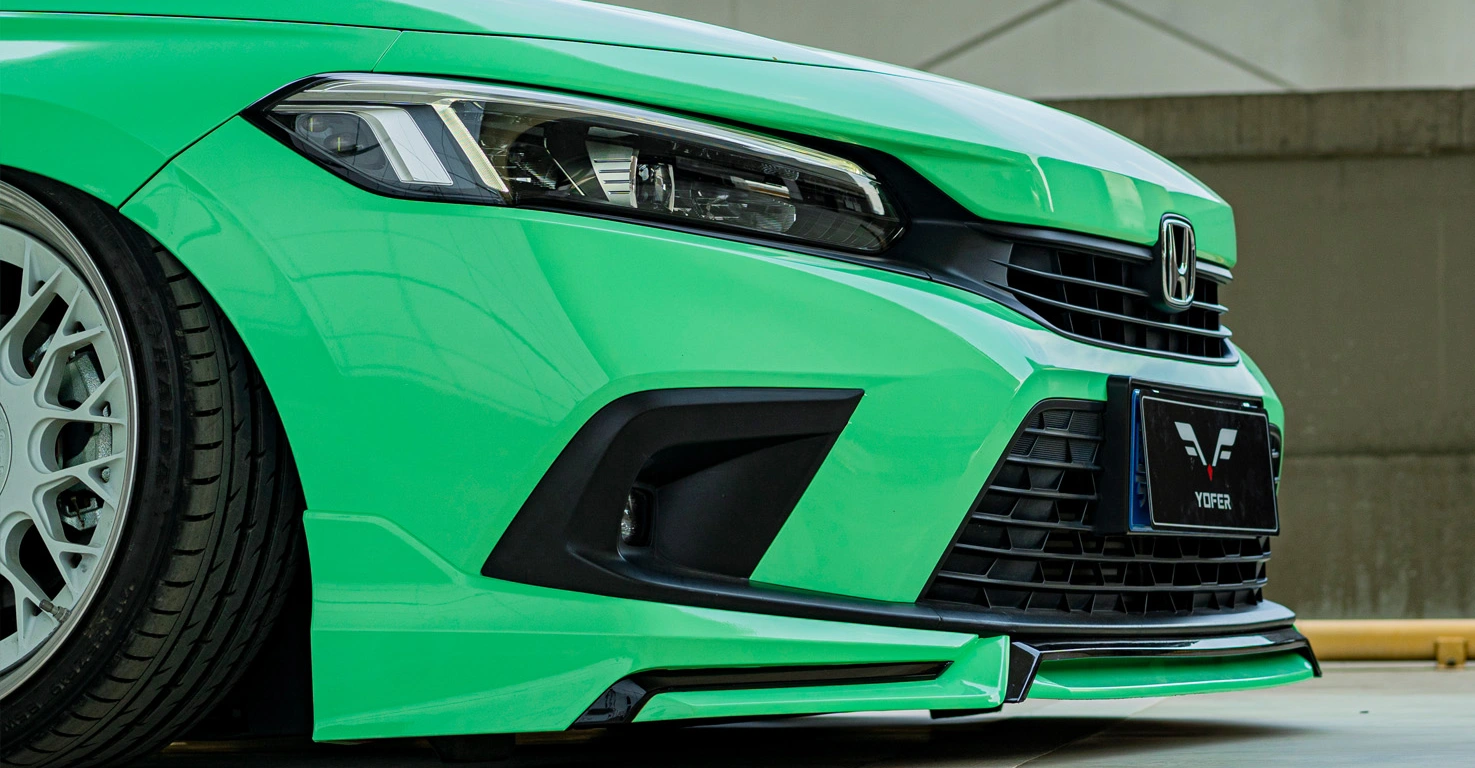 Honda Civic 11th Gen 2021 Night Style A Body Kit Front Lip
