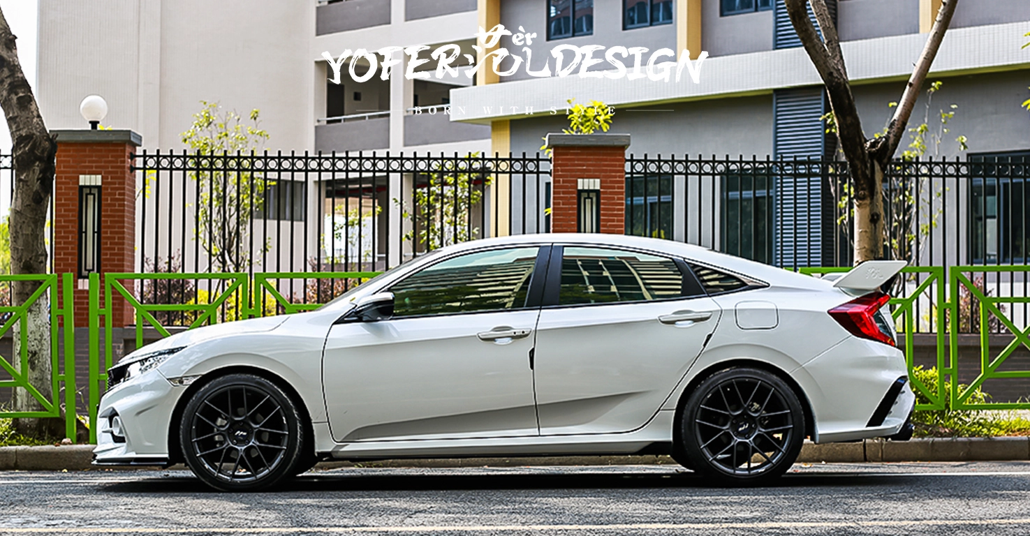 Honda Civic 10th Gen 2016 Body Kit Rear Diffusor