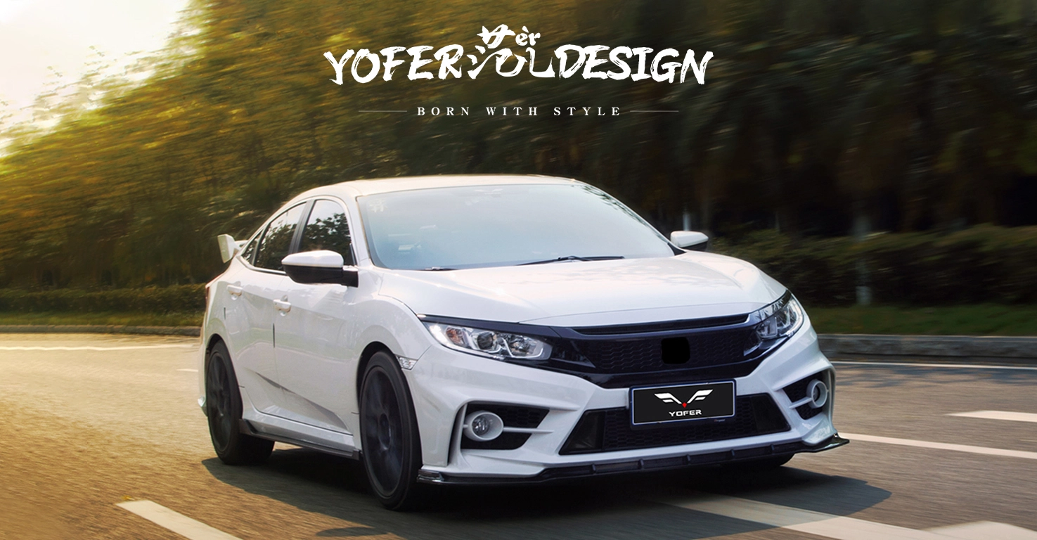 Honda Civic 10th Gen 2016 Body Kit Front Lip