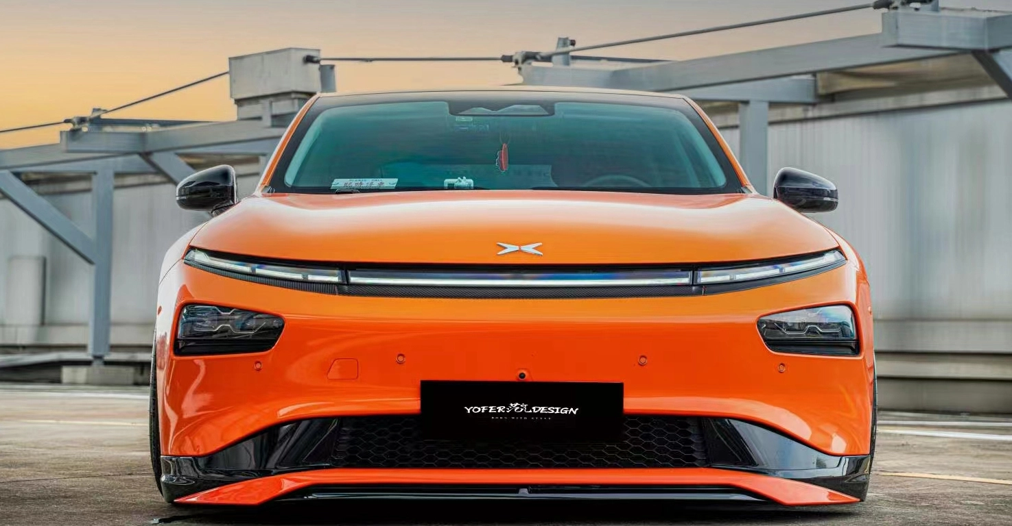 XPENG P7 2021 Body Kit Front Lip View