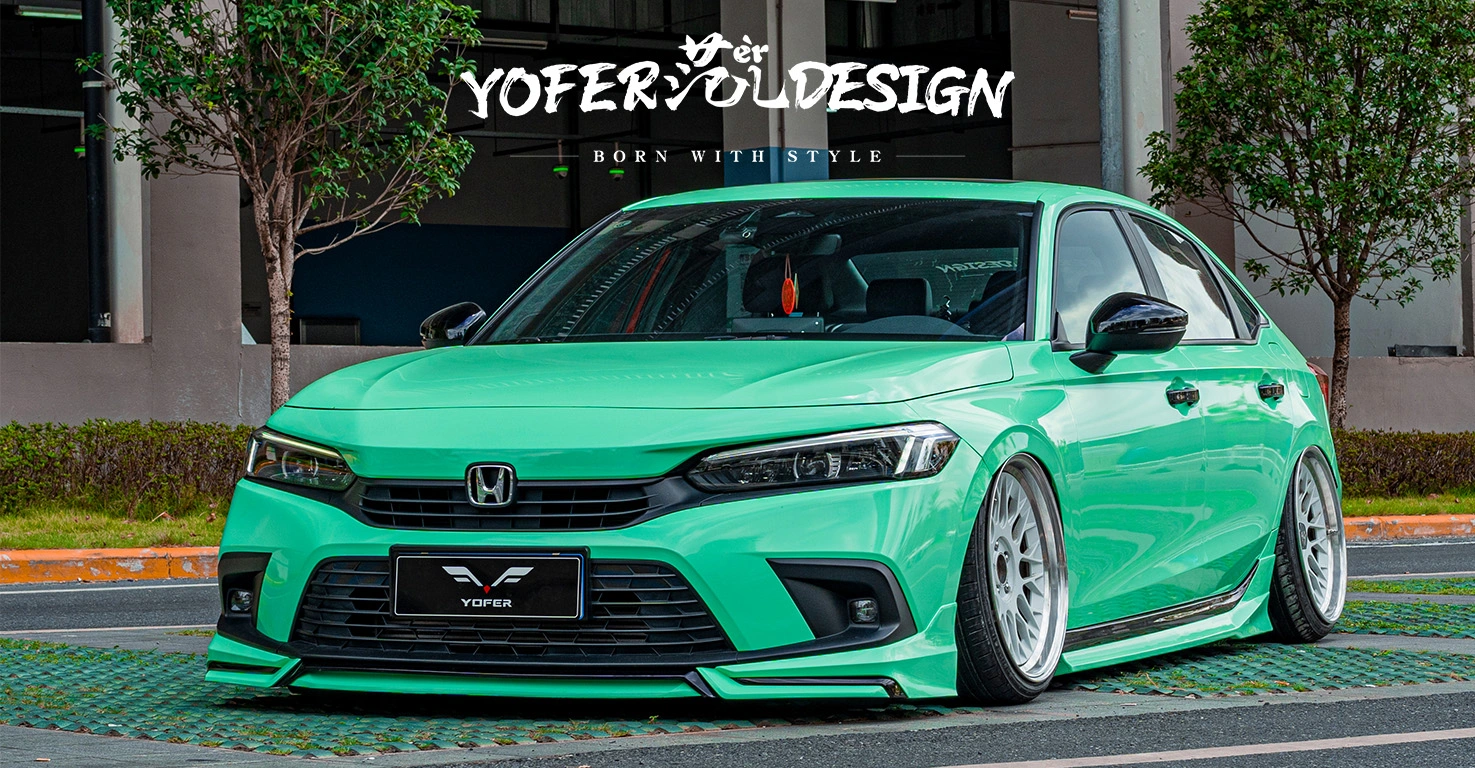 Honda Civic 11th Gen 2021 Night Style A Body Kit Front Lip