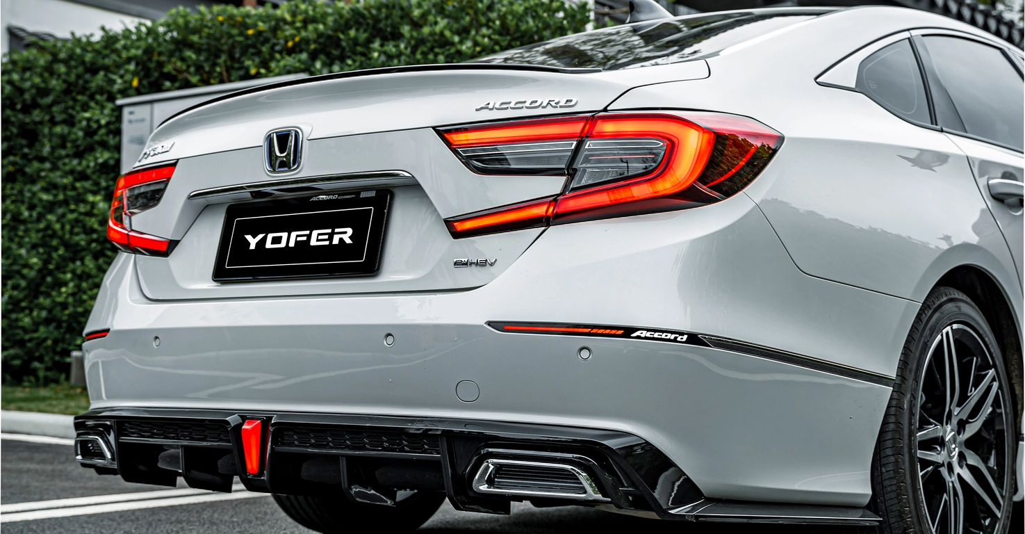 Honda Accord 10th Gen Restyling 2021 Hybrid Body Kit Exhaust Tips