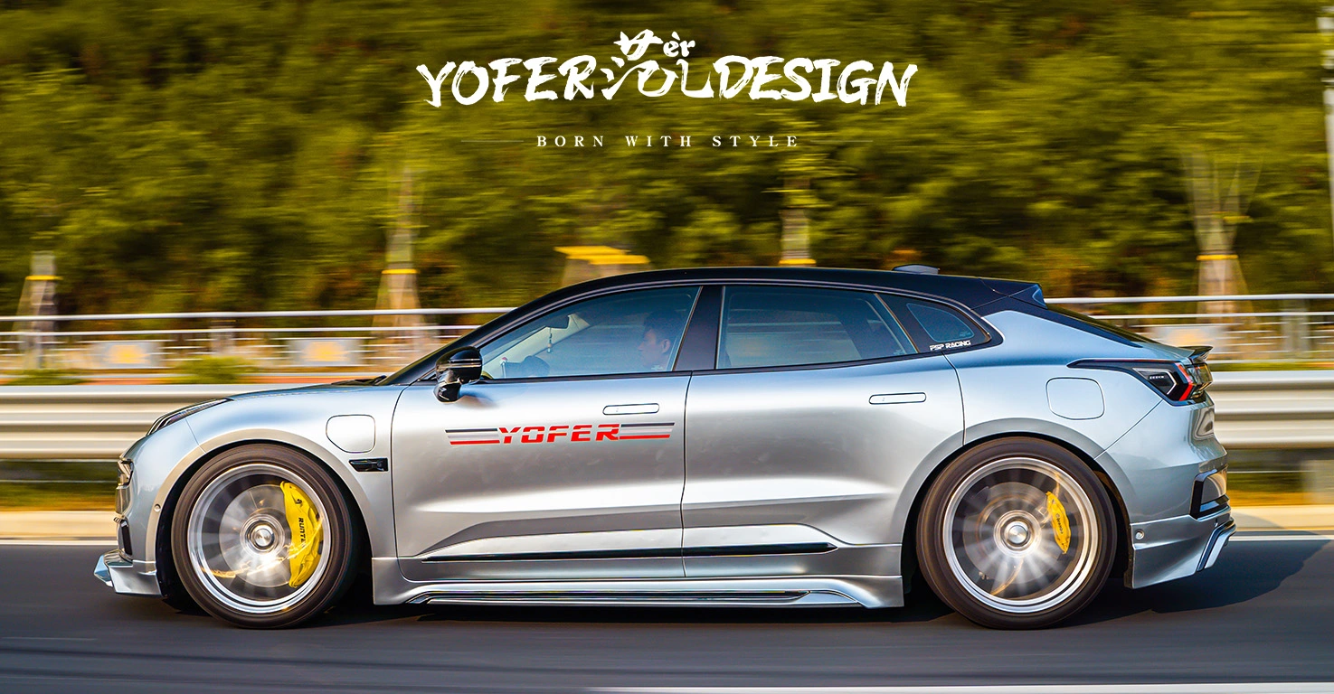 ZEEKR 001 2021 Body Kit Side Skirts View