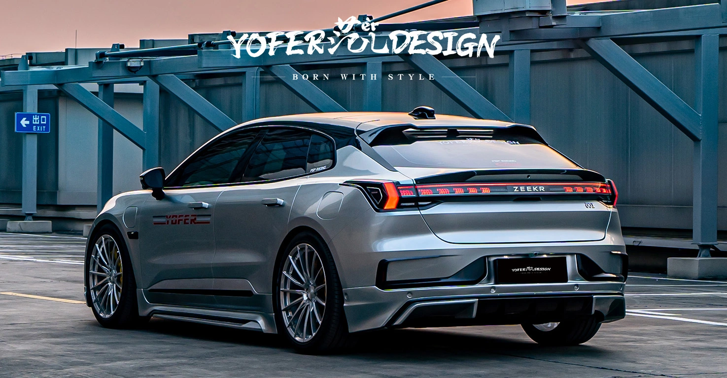 ZEEKR 001 2021 Body Kit Rear Diffuser View