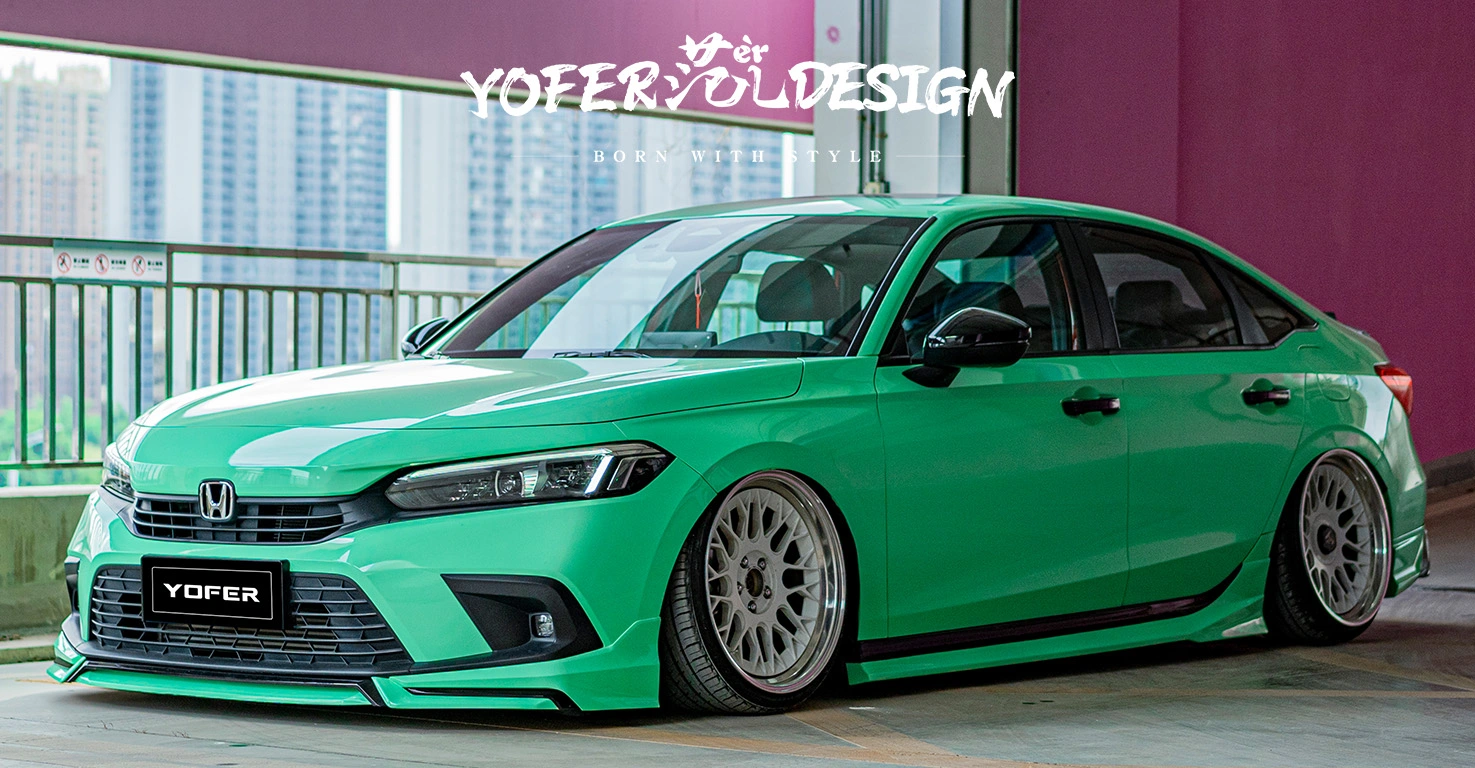 Honda Civic 11th Gen 2021 Night Style A Body Kit Side Skirts