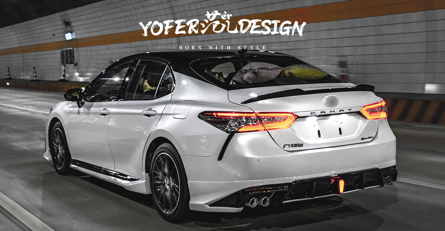 Toyota Camry 2021 SE Body Kit Rear Diffuser View