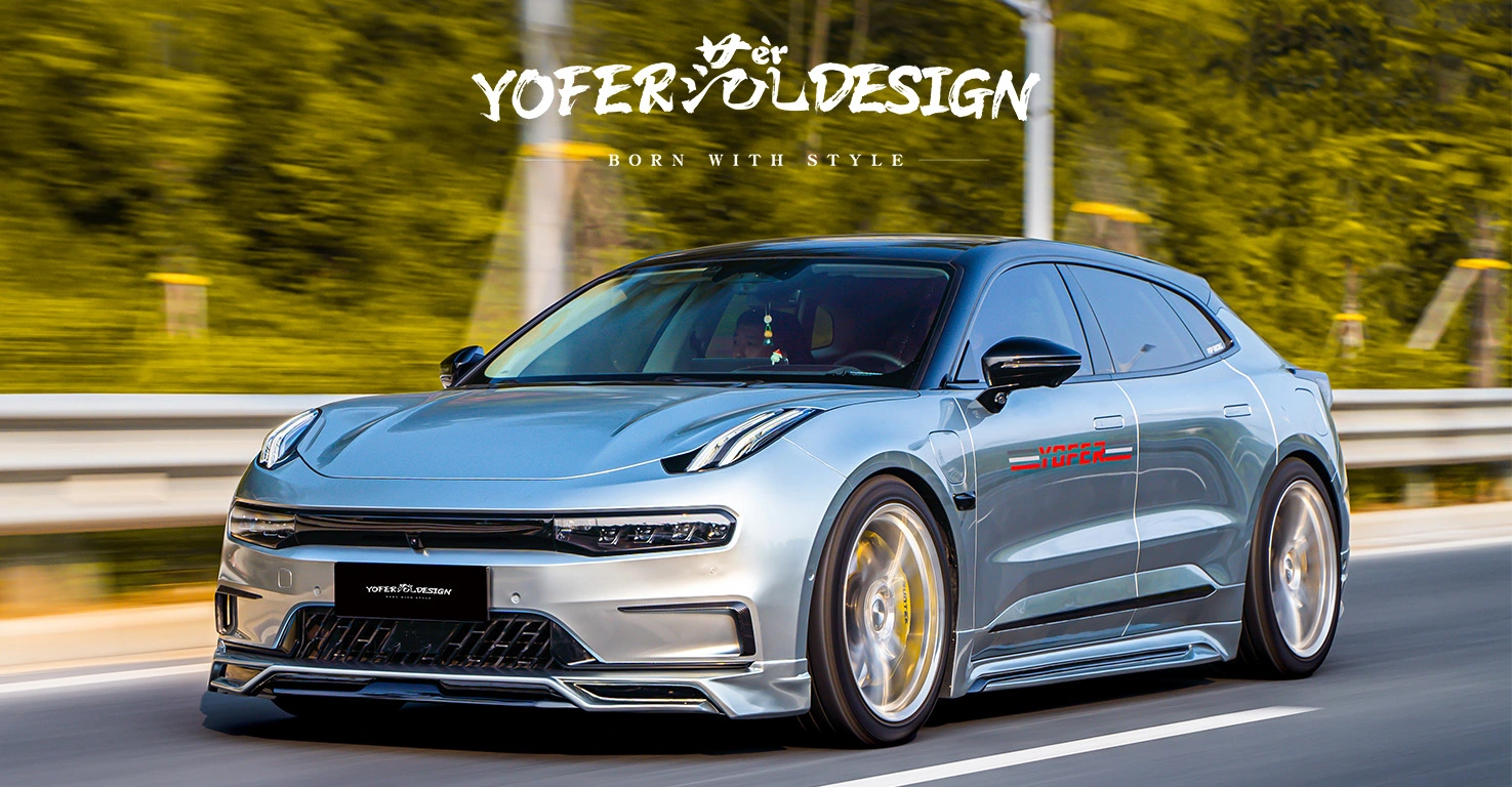 ZEEKR 001 2021 Body Kit Front Lip View