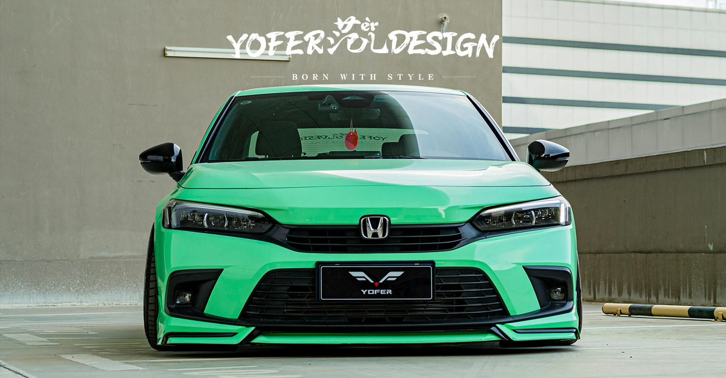 Honda Civic 11th Gen 2021 Night Style A Body Kit Front Lip