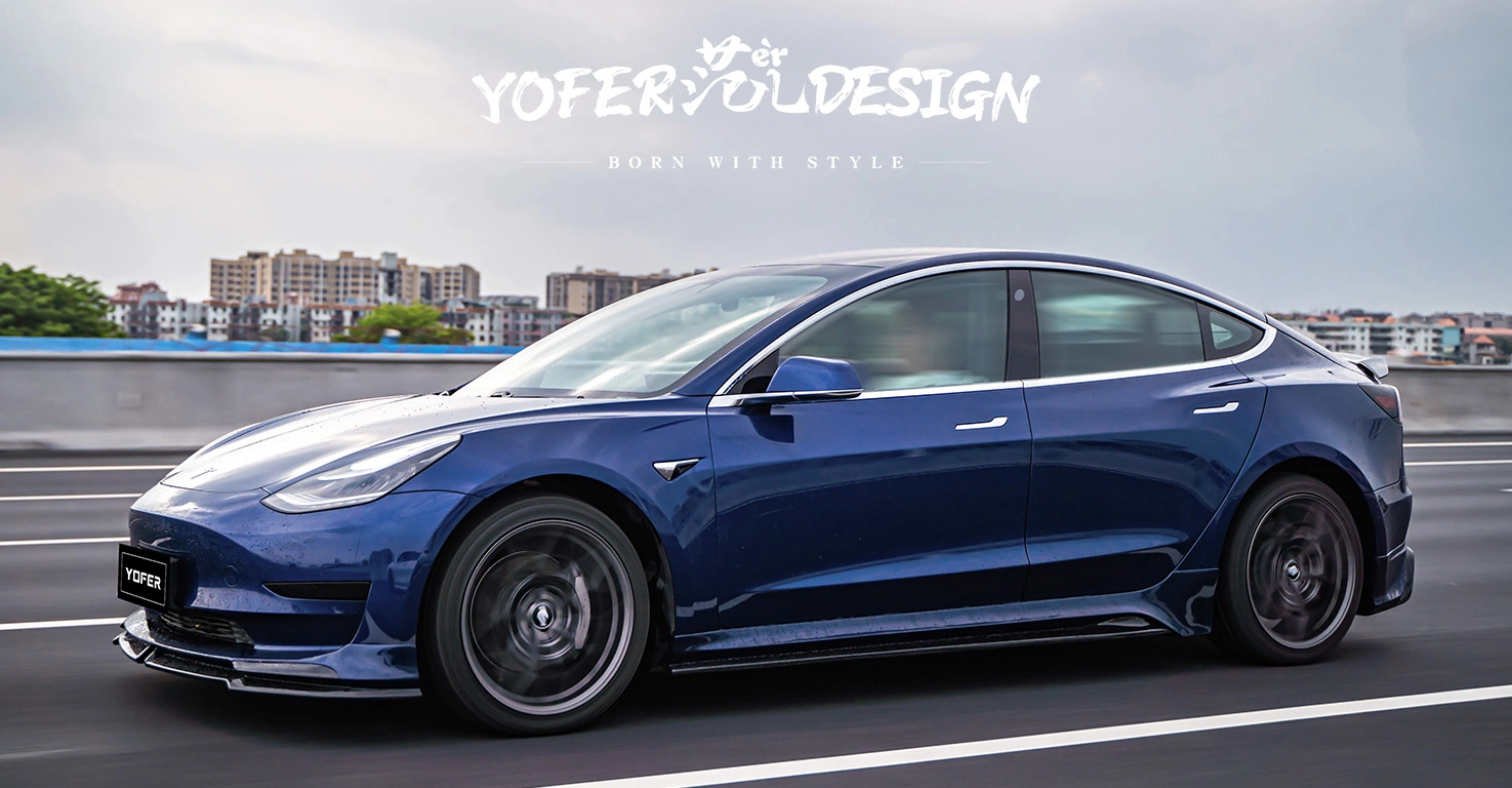Tesla Model 3 2019 Body Kit Front View