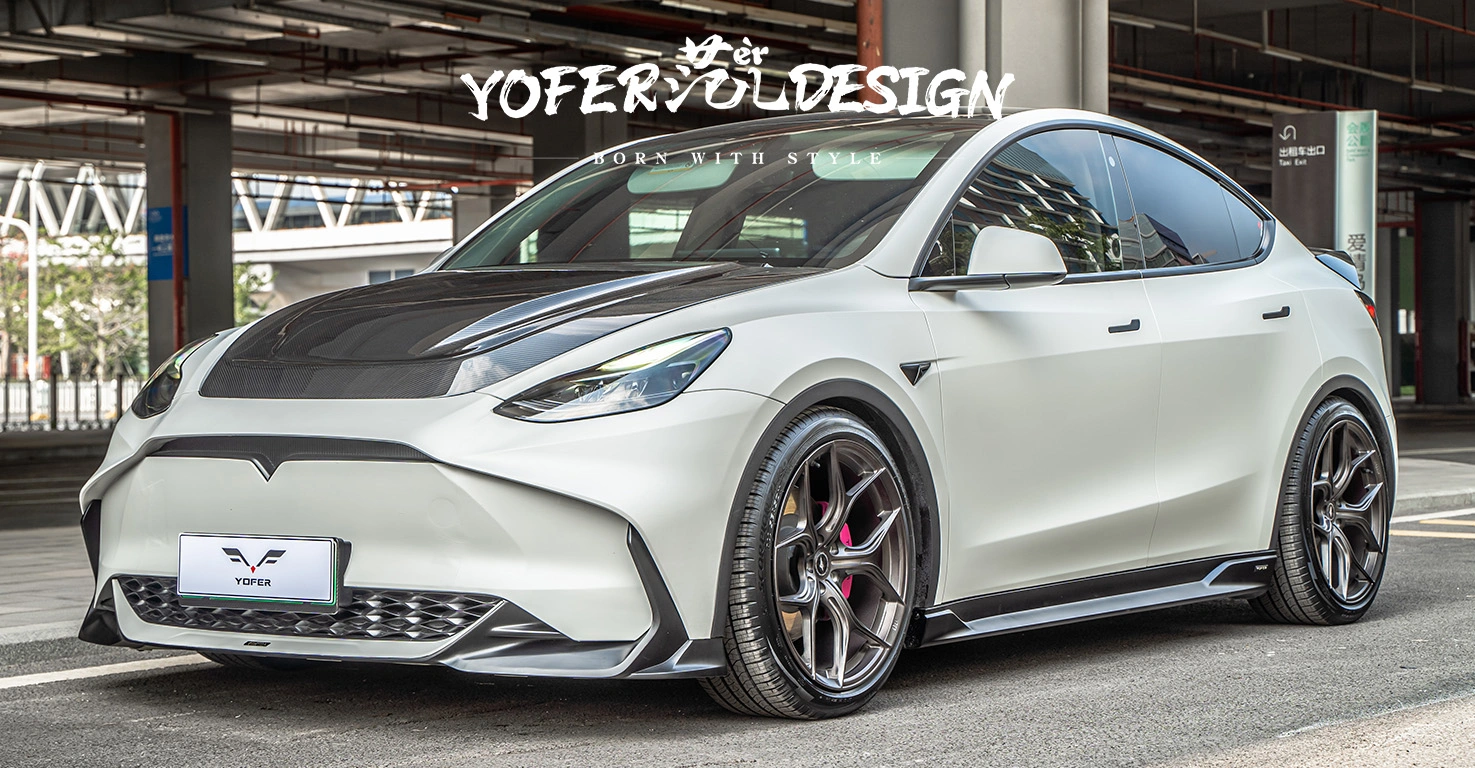 Tesla Model Y 2021 PRO Body Kit Front View